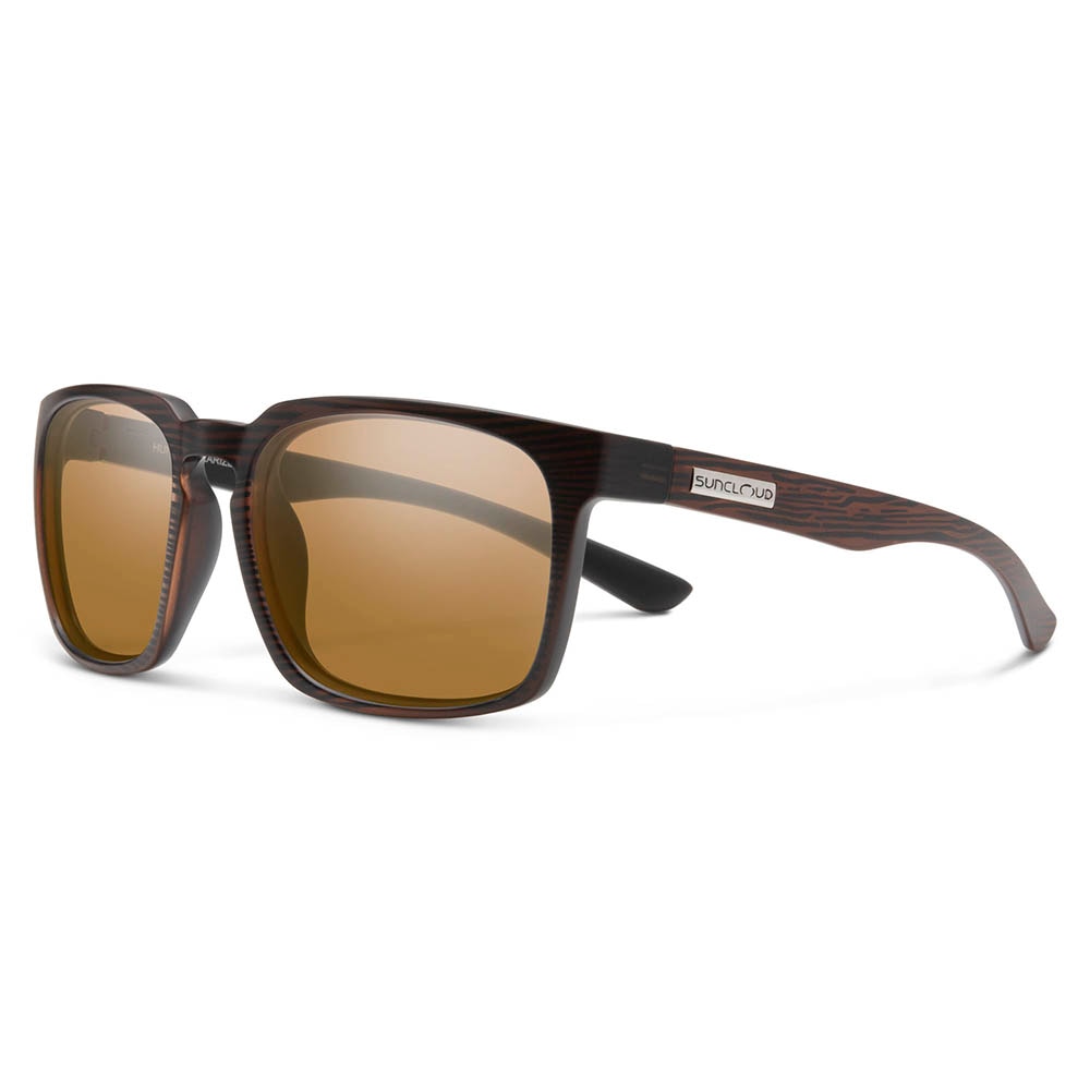 Suncloud Hundo Sunglasses Polarized in Burnished Brown with Brown